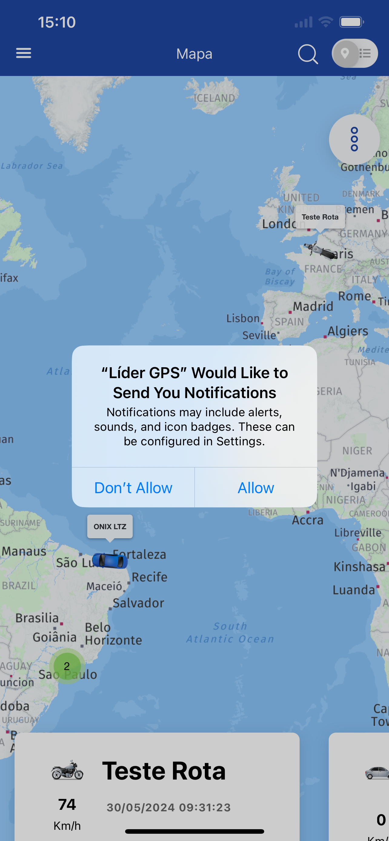 Líder GPS screenshot 3