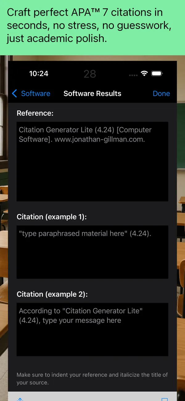 Screenshot #2 pour Citation Generator Lite