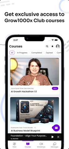 Grow1000x Club screenshot
