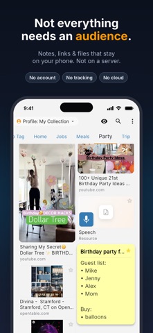 DulyNote: Private Notes, Links Screenshot 1 of 7