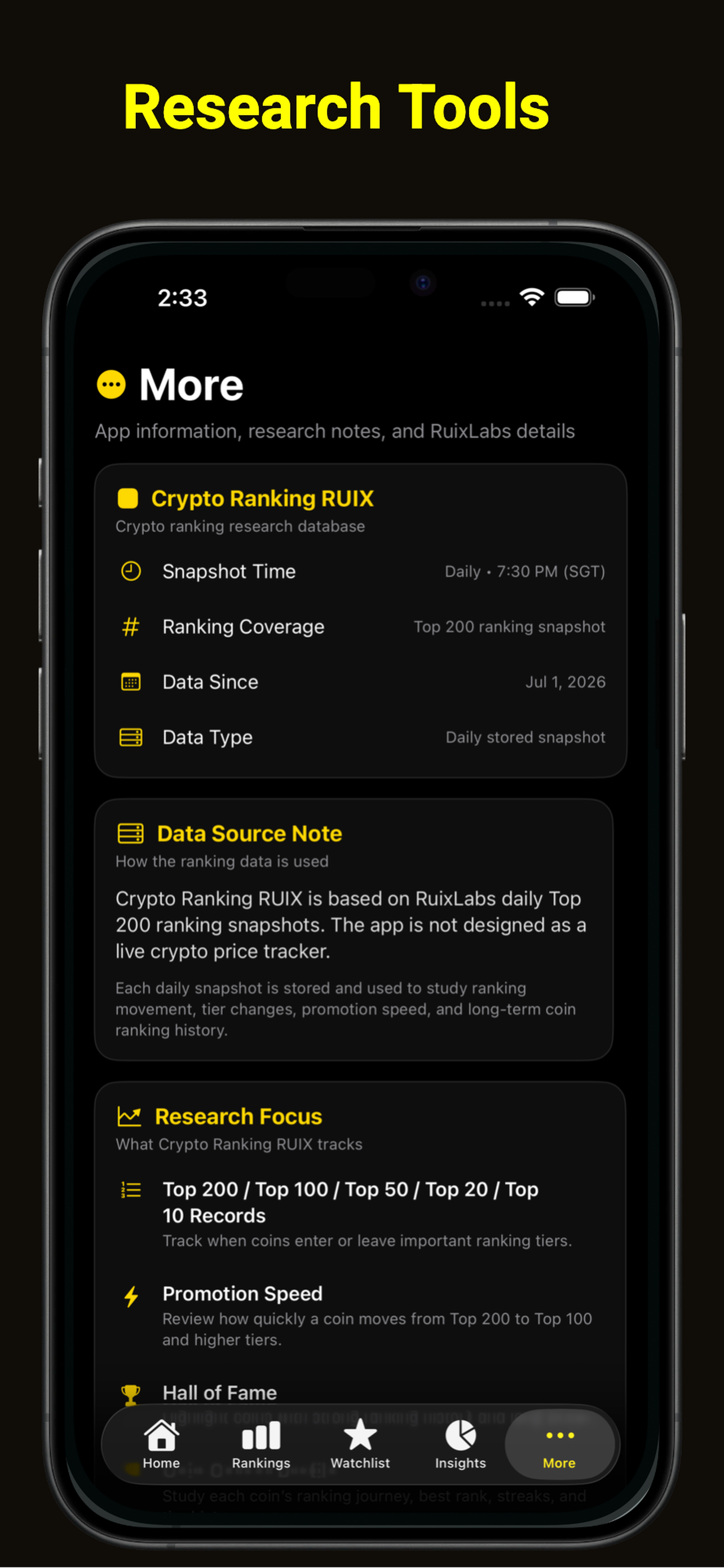 Crypto Ranking RUIX screenshot 5