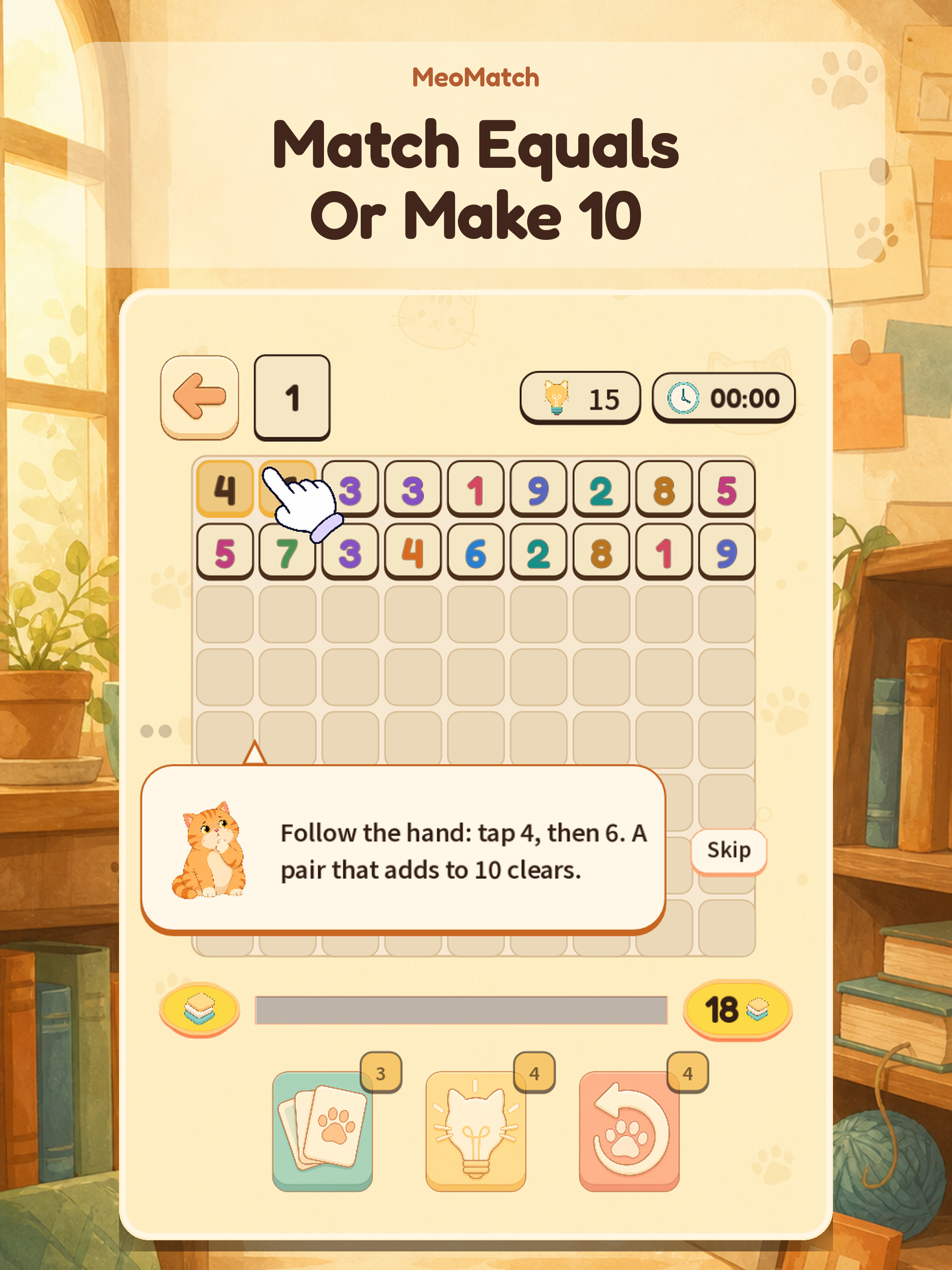 MeoMatch: Number Puzzle screenshot 7