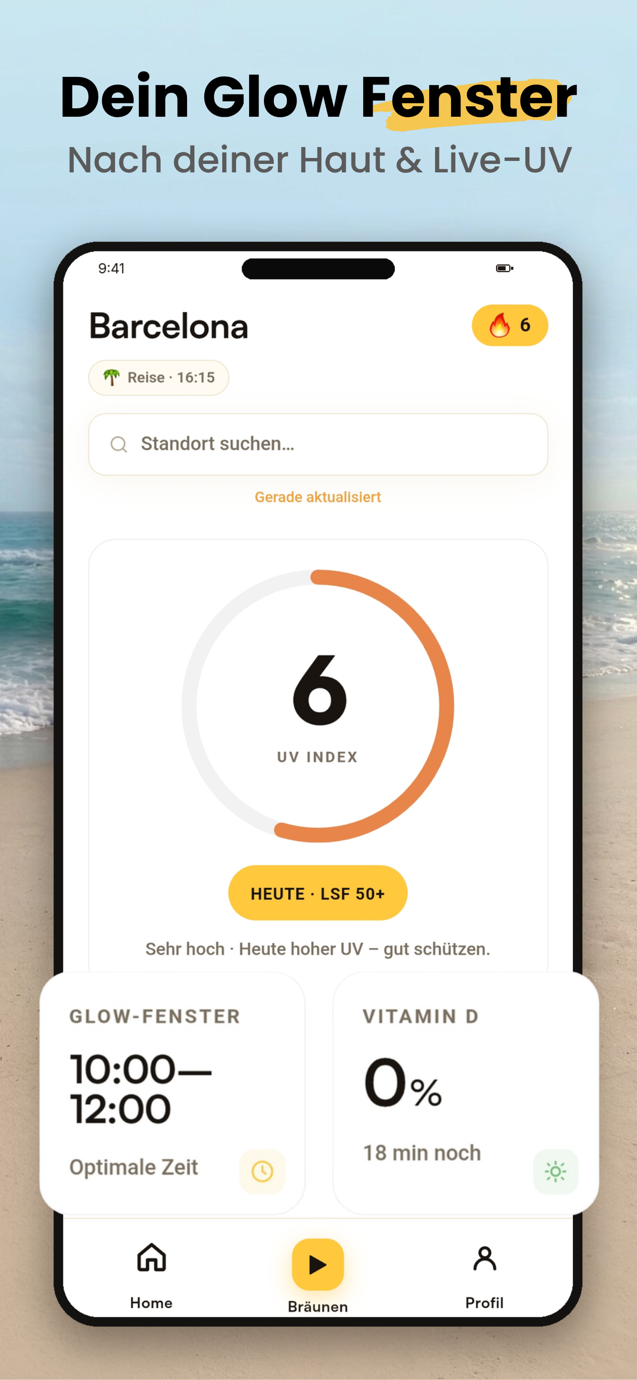 Sunly: UV & Tanning Plan screenshot 2