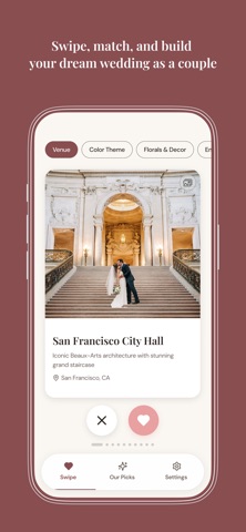 Vow & Choose: Wedding App Screenshot 1 of 5
