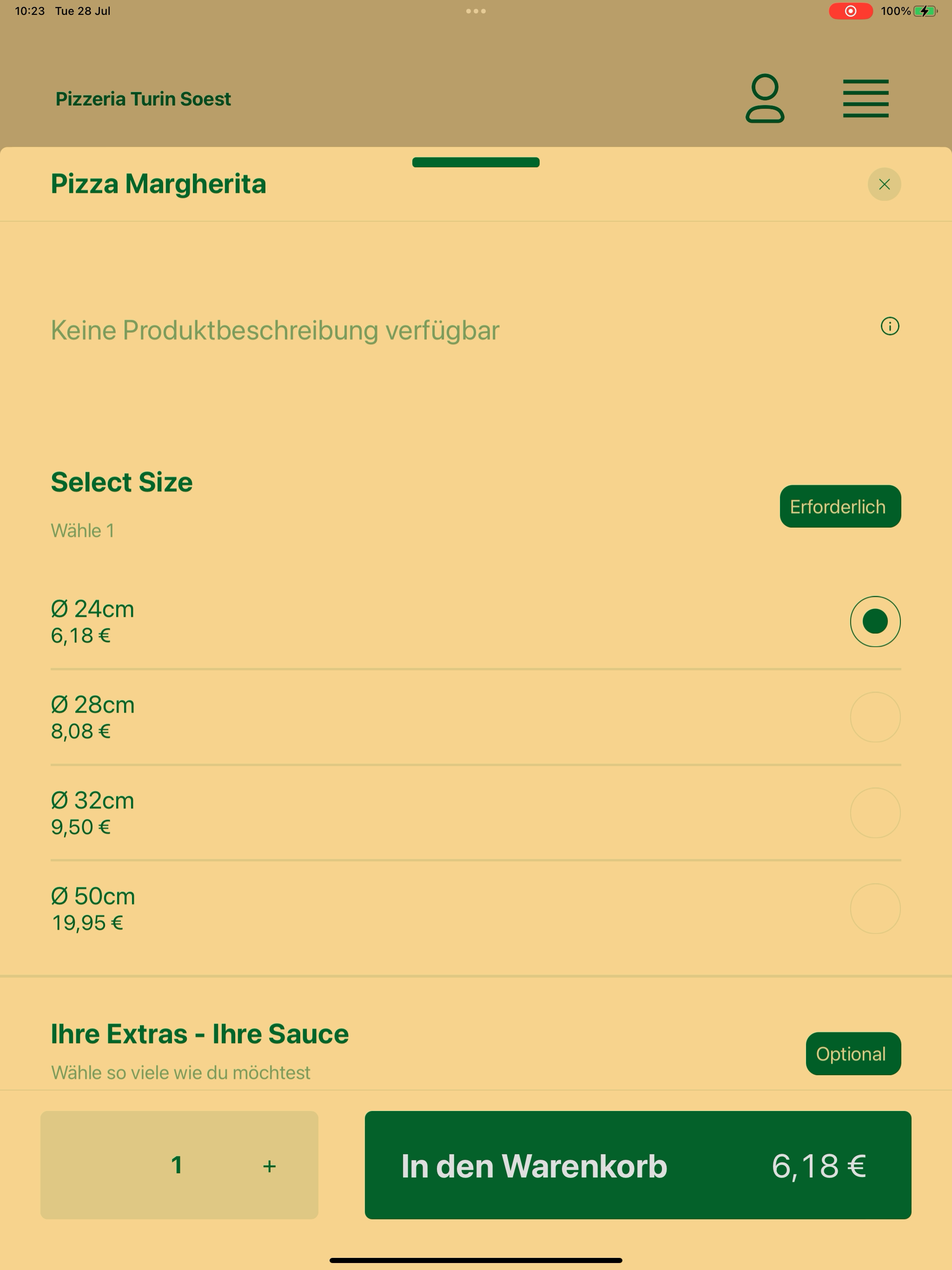 Pizzeria Turin Soest screenshot 8
