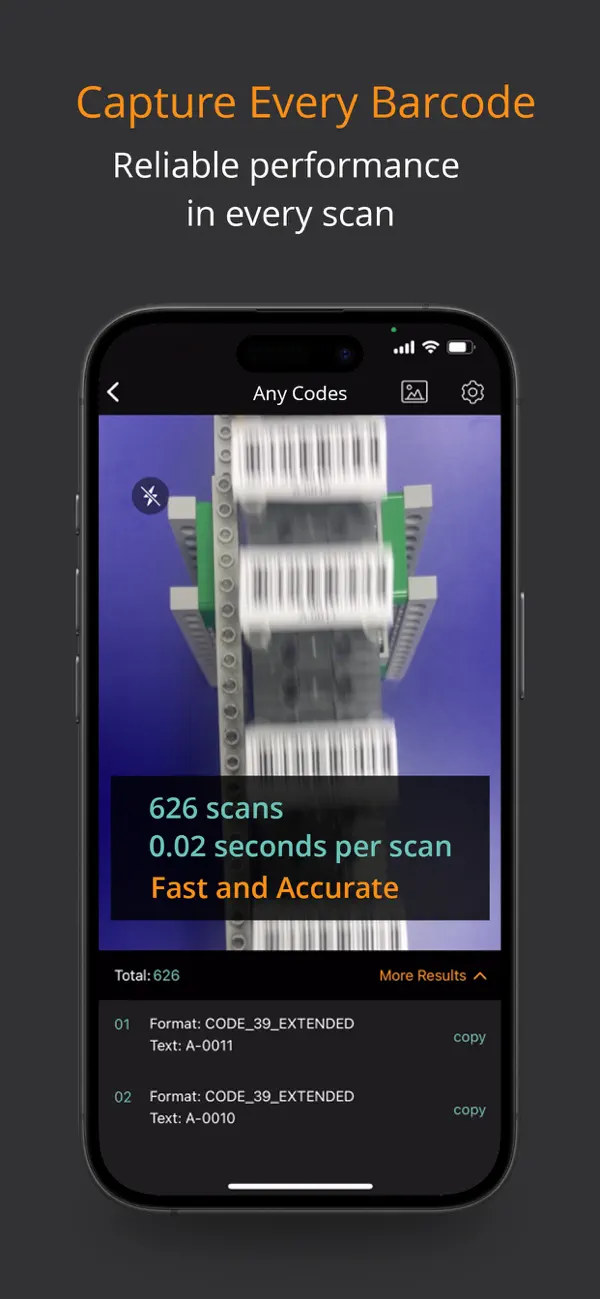 Screenshot #2 pour Dynamsoft Barcode Scanner