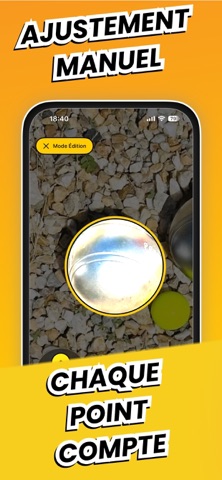 Pétanque Mesure: Cochonnet iPhone screenshot 3