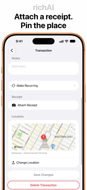 richAI: Expense Tracker screenshot 3
