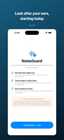 NoiseGuard - Noise Meter iPhone screenshot