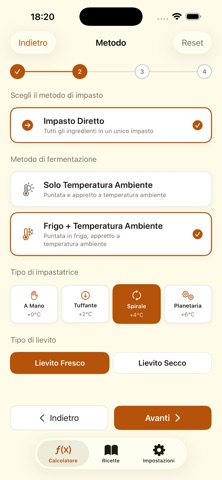 PizzaLab - Calcolo Impasti Screenshot 3 of 9