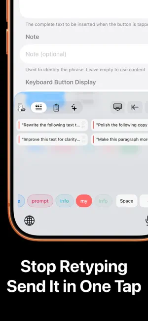 Typeless Keyboard: AI Snippets screenshot 1