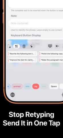 Typeless Keyboard: AI Snippets Screenshot 1 of 6