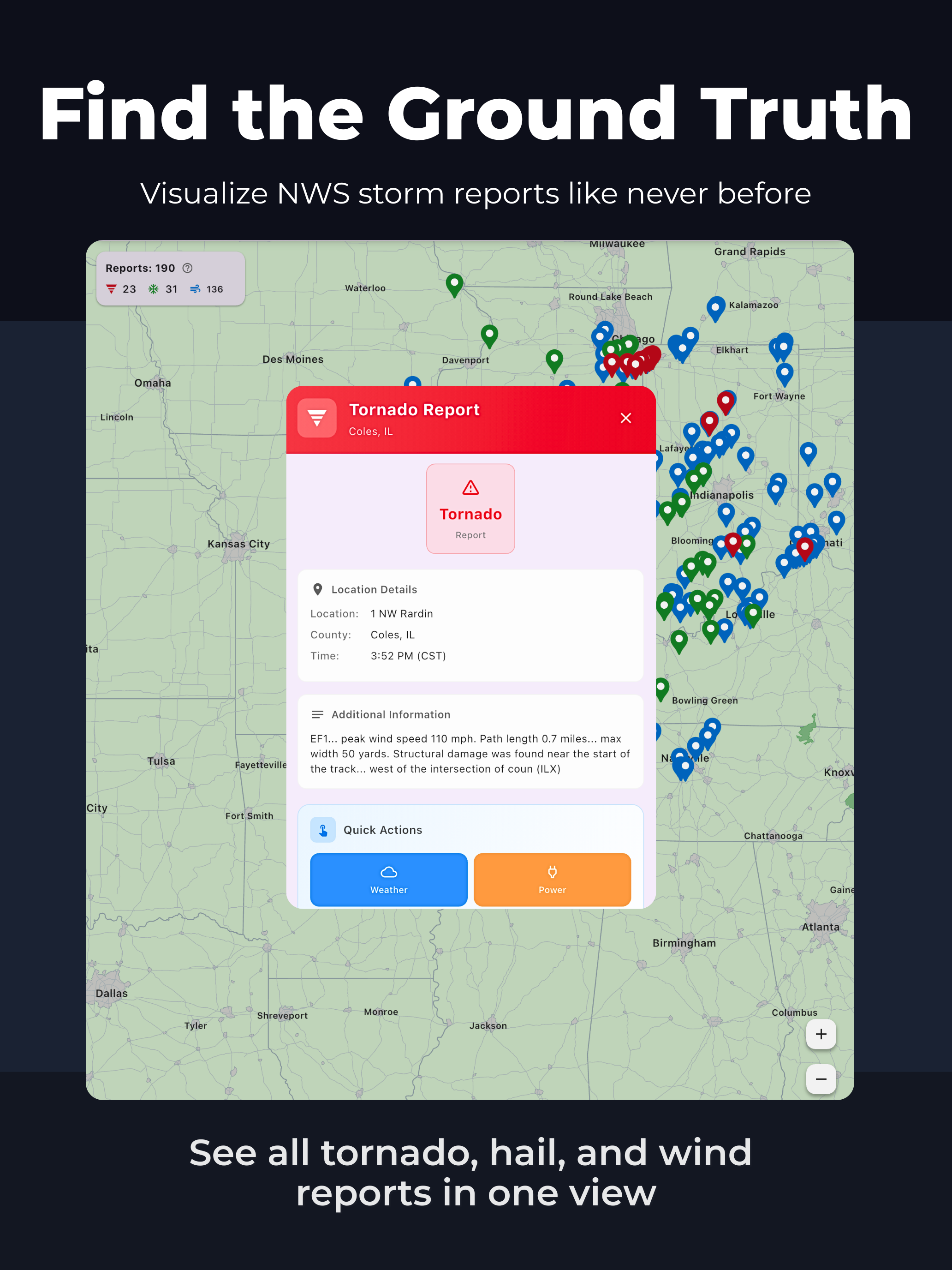 Ground Truth: Storm Reports screenshot 9