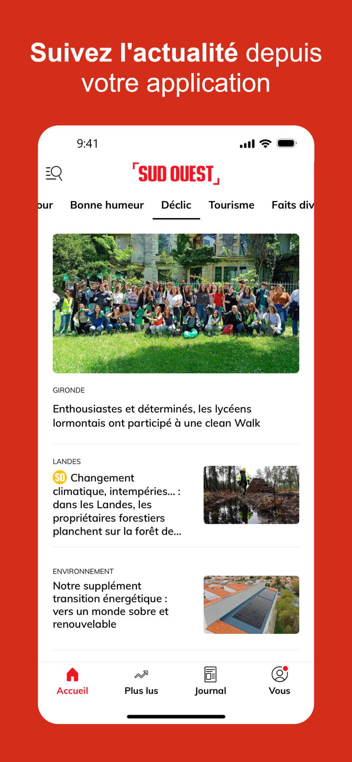 Sud Ouest : l'info en continu screenshot 1