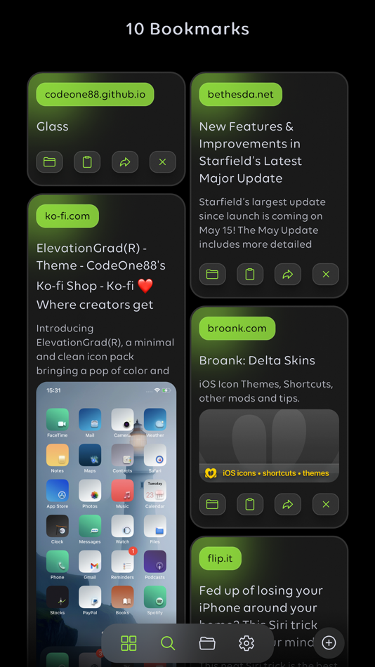 #1. Subber - Store Your Bookmarks (iOS) 由: santiago ortega