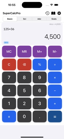 Super Calc Pro+ screenshot