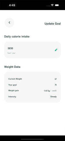 MyFitnessCompass screenshot
