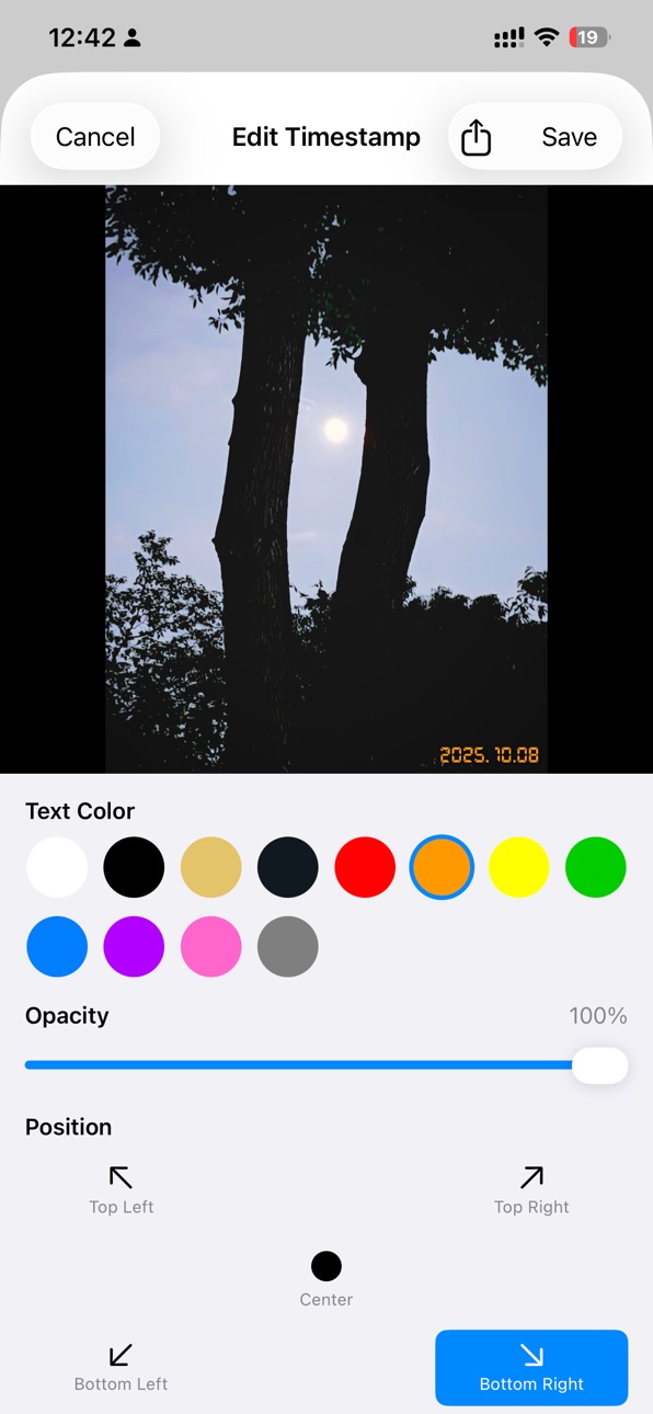 iPhone screenshot