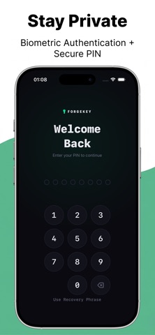 ForgeKey Secure Password Vault Screenshot 1 of 7
