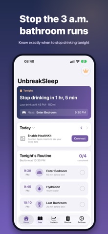 UnbreakSleep: Nocturia Tracker Screenshot 1 of 5