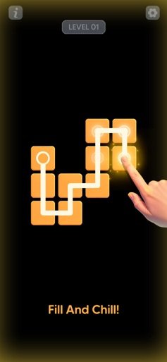 Single Line Block Fill Puzzle screenshot 8