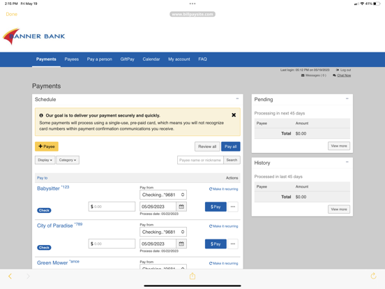 Screenshot #5 pour Banner Bank Mobile Banking App
