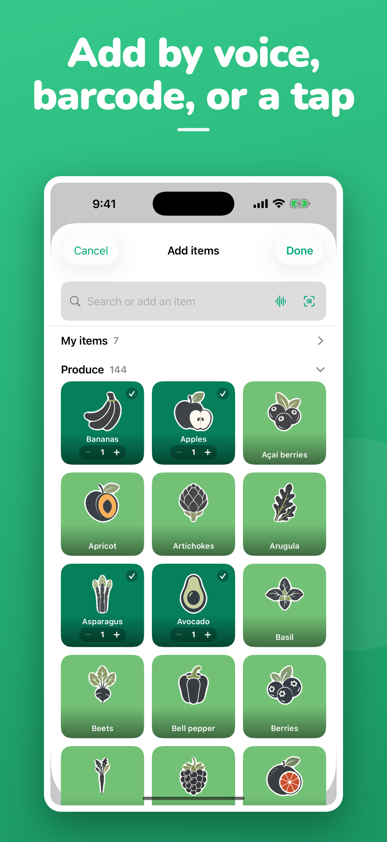 Plenty: Shared Grocery List screenshot 3