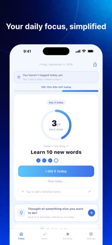 OneFocus Habit Screenshot 2 of 8