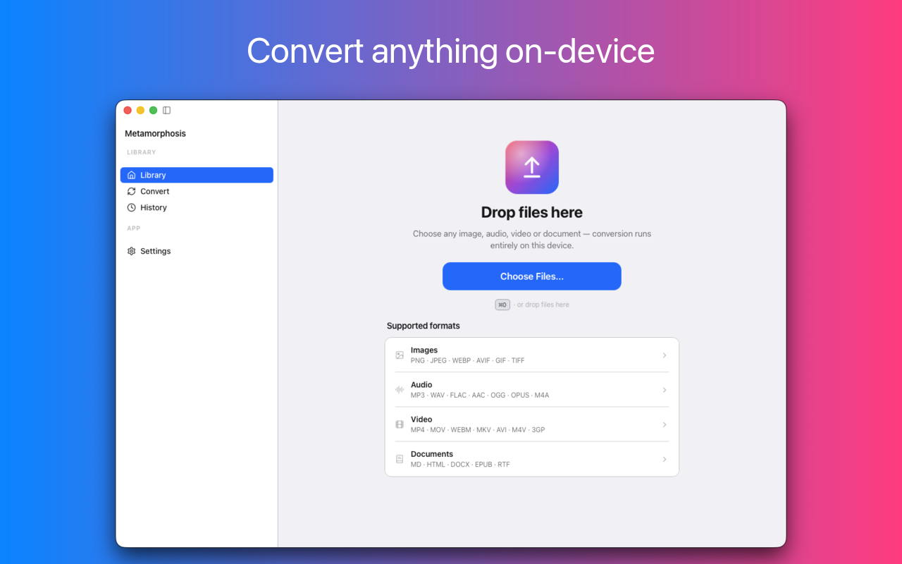 Metamorphosis Convertor screenshot 5