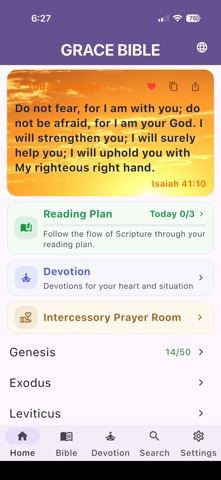 Grace Bible: Daily Devotions Screenshot 1 of 10