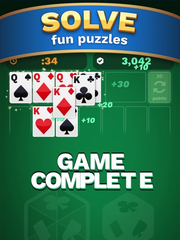 One Solitaire Cube iPad screenshot