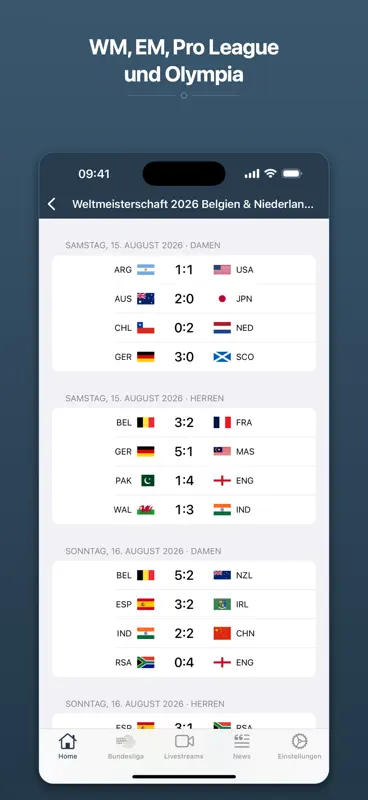 Hockey Deutschland screenshot 6 of 8