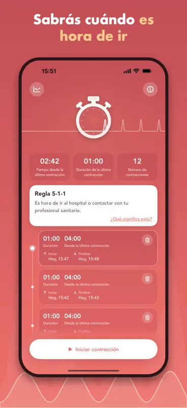 Contador contracciones screenshot 6 of 7