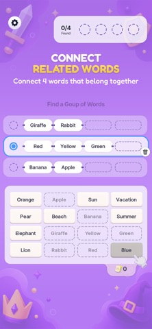 Word Chain. Associations Game Screenshot 1 of 3