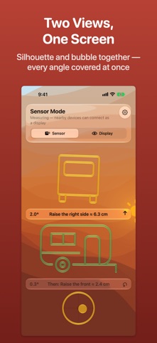 Caravan Leveler iPhone screenshot