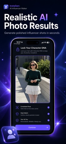 InstaGen: AI Influencer Maker Screenshot 3 of 6
