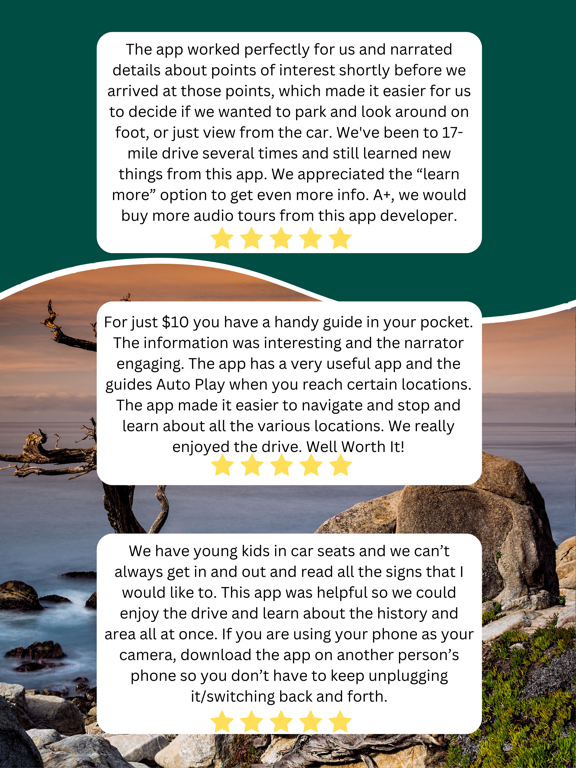 17 Mile Drive Audio Tour Guide iPad screenshot 8 - Travel app