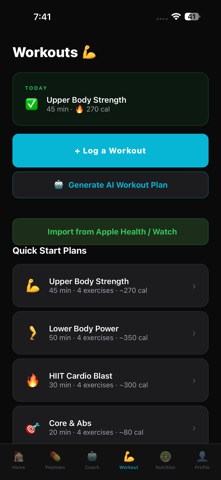 ForgeFit AI Screenshot 2 of 4