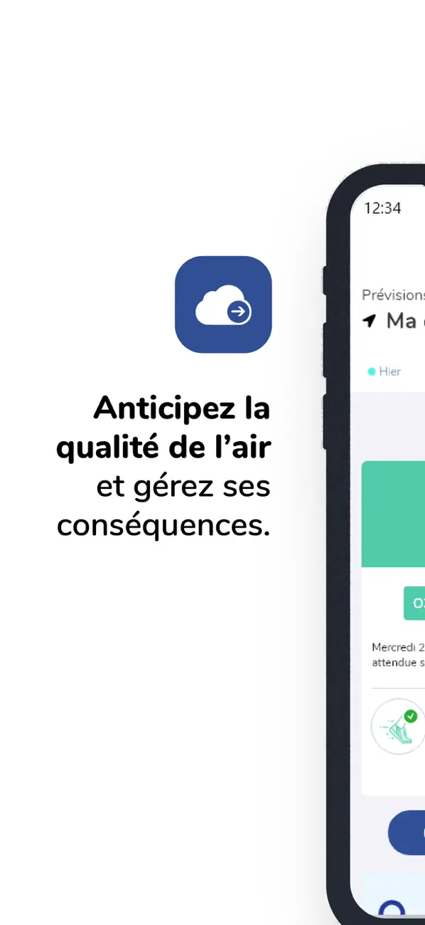 Screenshot #1 pour Air To Go - Qualité de l'air