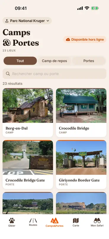 Kruger Safari: Carte & Guide screenshot 6 of 10