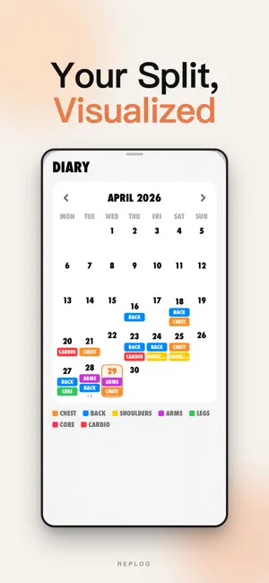 RepLog - Voice Workout Tracker screenshot 4