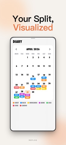RepLog - Voice Workout Tracker Screenshot 4 of 5