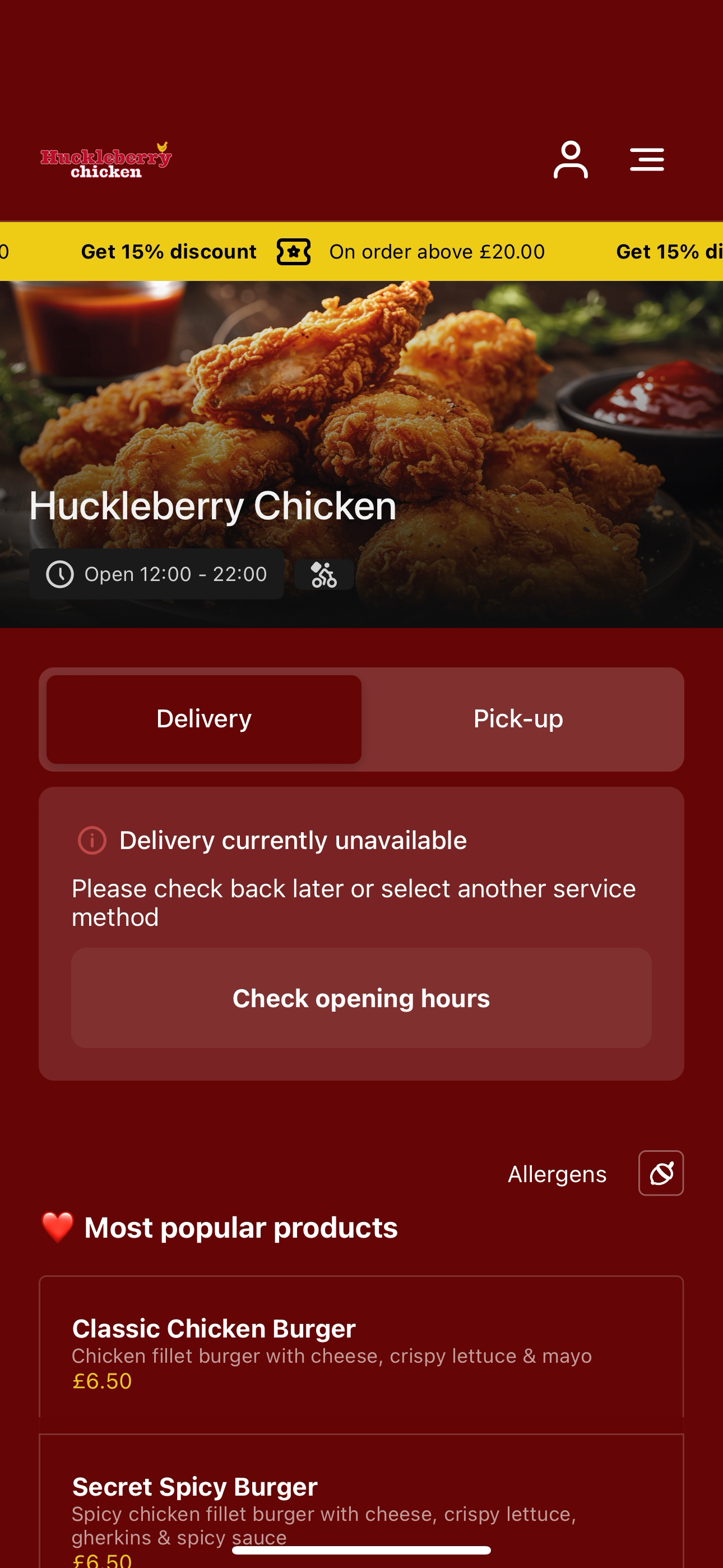 Huckleberry Chicken UK