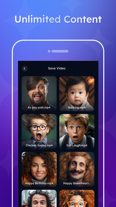 AI Face Dance: Singing Photo Screenshot