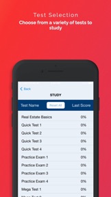 California Real Estate Test screenshot