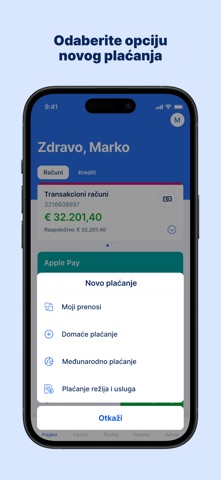 Erste mBanking Crna Gora screenshot 3