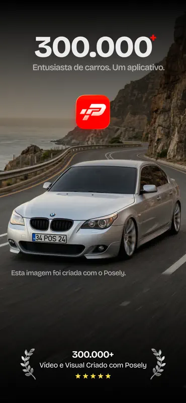 Posely: Foto e Vídeo de Carro screenshot 1 of 5