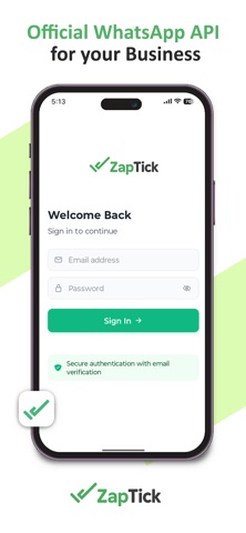 Zaptick iPhone screenshot