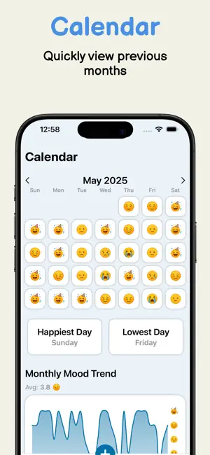 Moodly: Mood Tracker screenshot 2