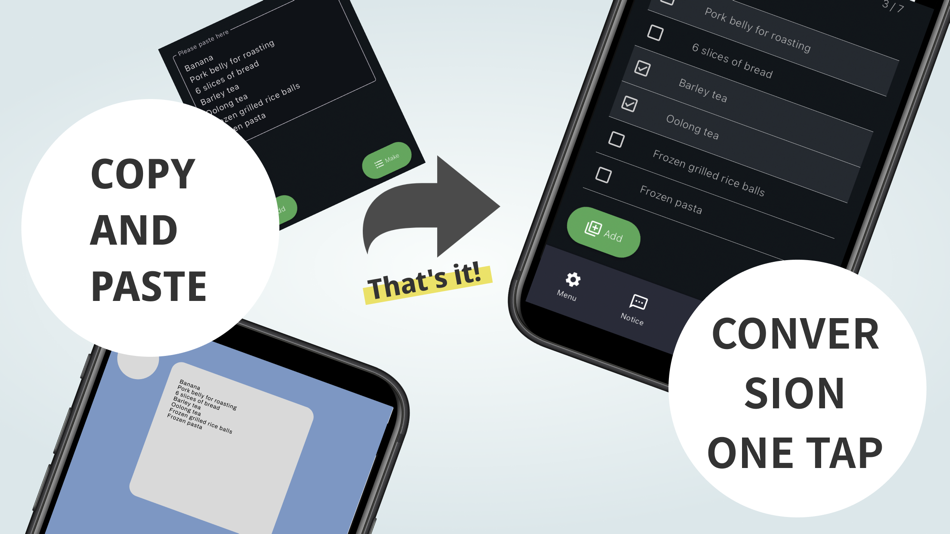 #2. Copy Paste List-Only One Tap (iOS) 由: MUTSUMI SUZUKI